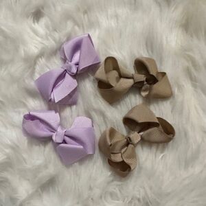 Bundle (4) of 3" Boutique Bows   3B8031  Handmade NWT Boutique